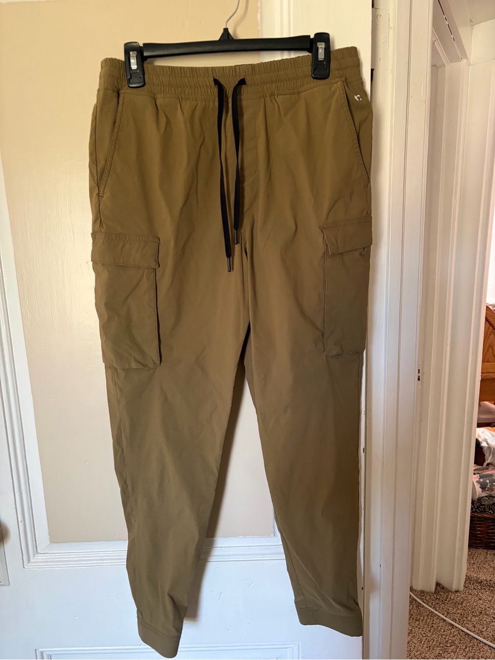 Kenneth Cole Olive Green Cargo Joggers